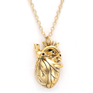 Corazón dorado (C) Collar