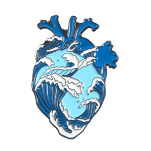 Corazón olas