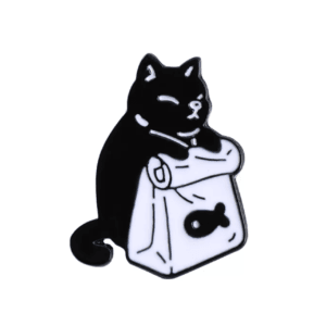 Gato almuerzo negro
