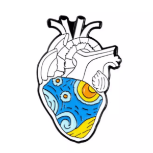 Corazón Noche Estrellada