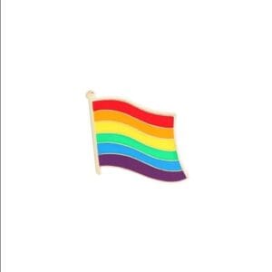 Bandera arcoíris asta pride