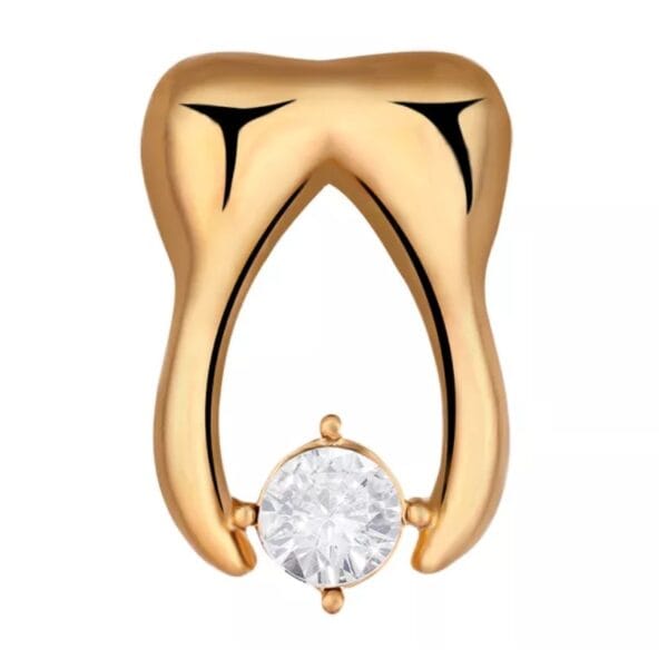 Diente Dorado Gema grande