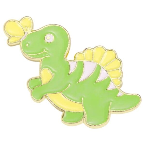 Dinosaurio verde Mariposa
