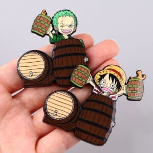 Zoro en barril (con movimiento)
