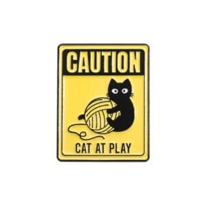 Caution- Cat at play