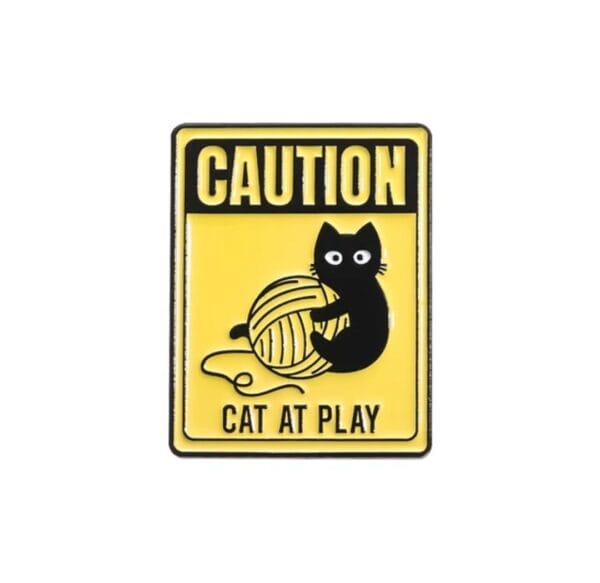 Caution- Cat at play