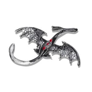 Dragon negro broche