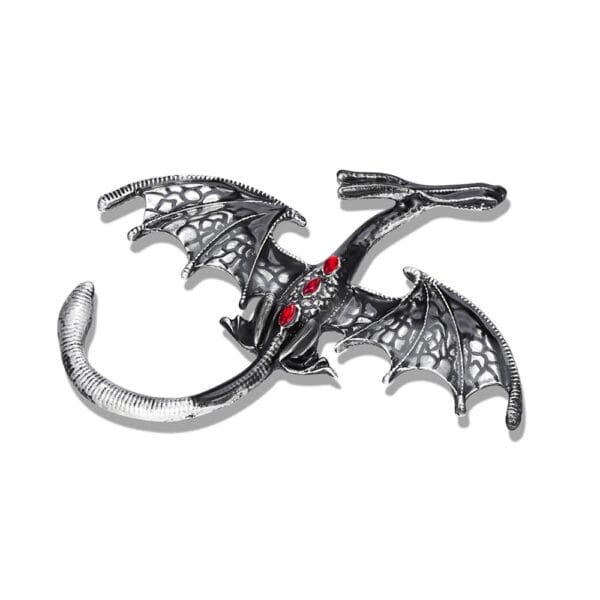 Dragon negro broche
