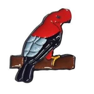 Gallito de roca rojo