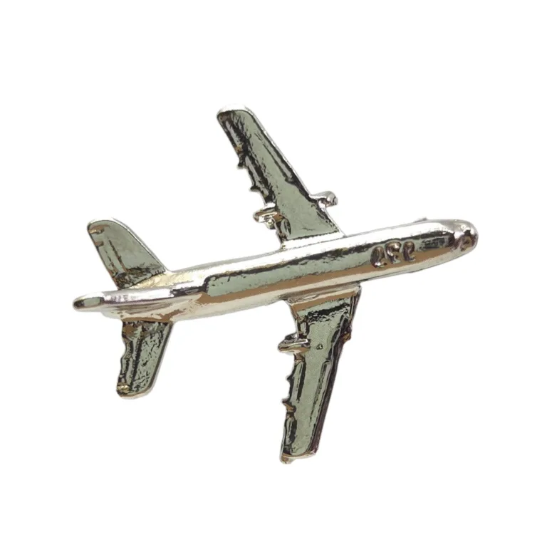 Avión dorado 3D