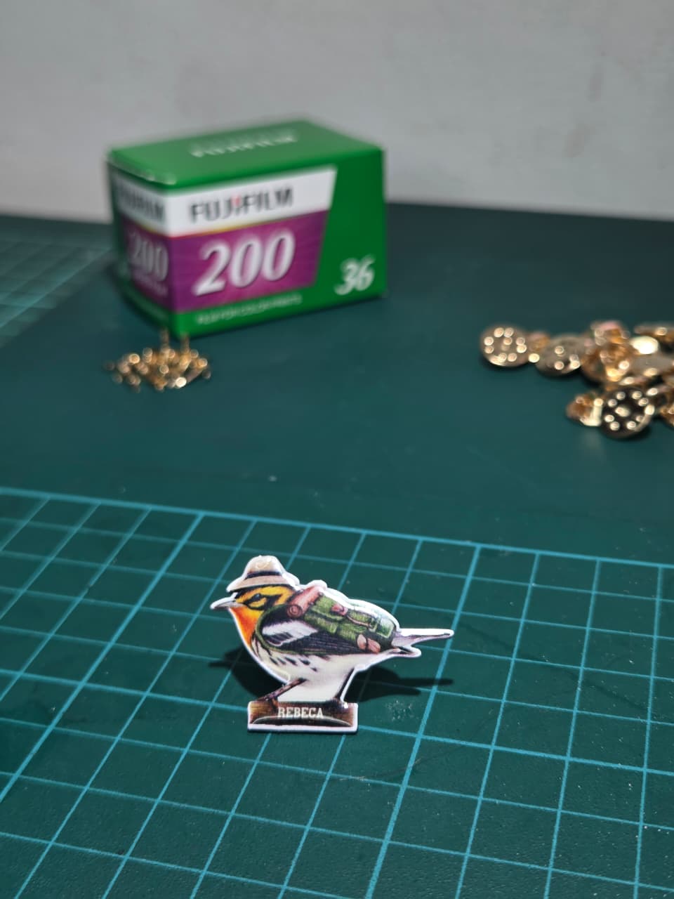 Pin en acero inoxidable terminado PinChees